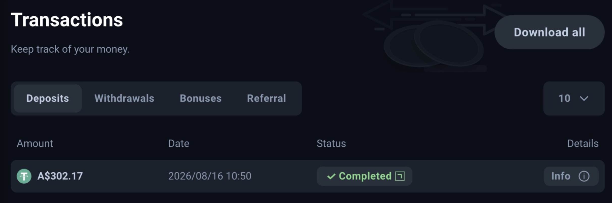 Thunderpick Our Deposit Via USDT