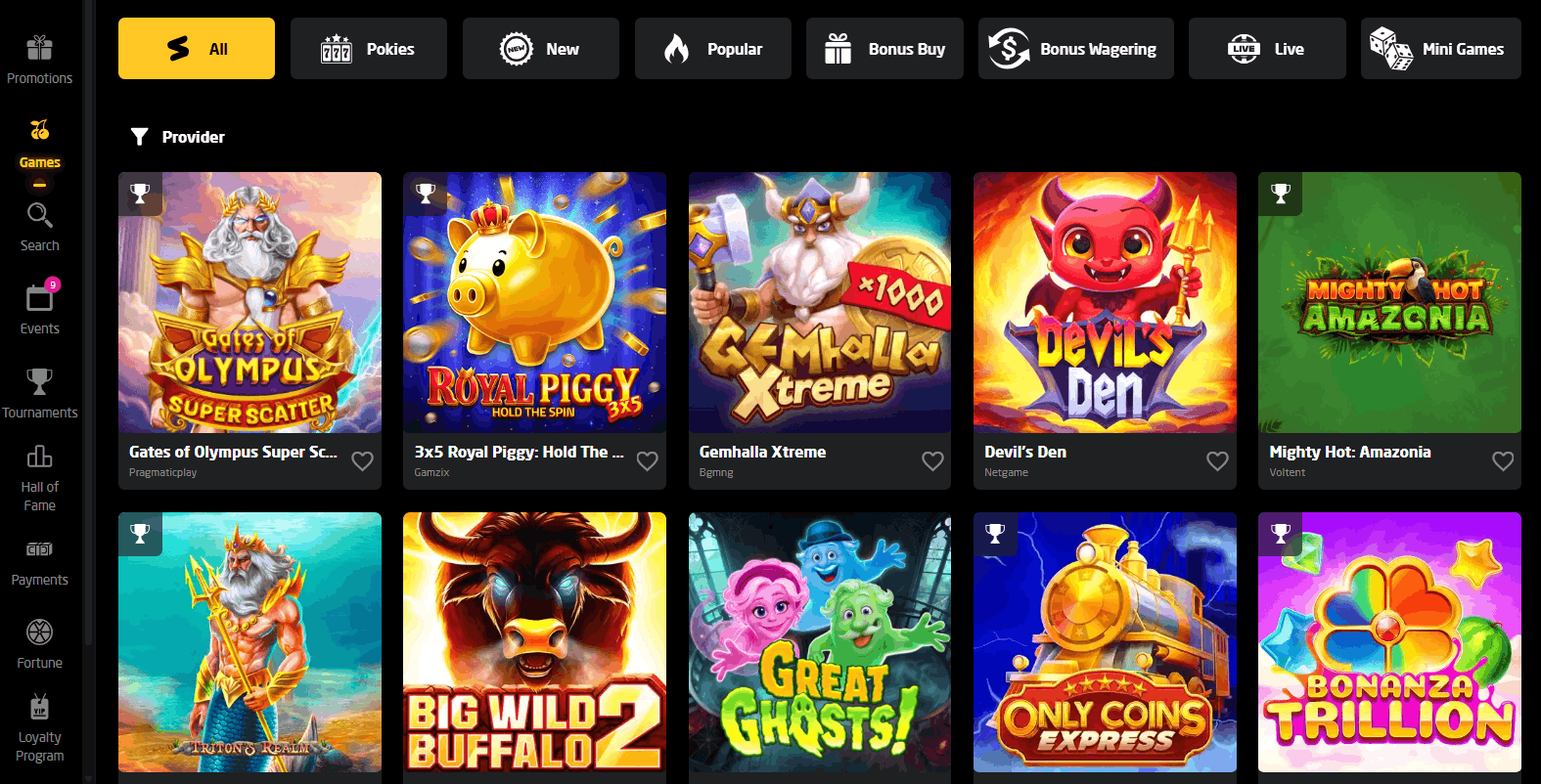 Stay Casino all games