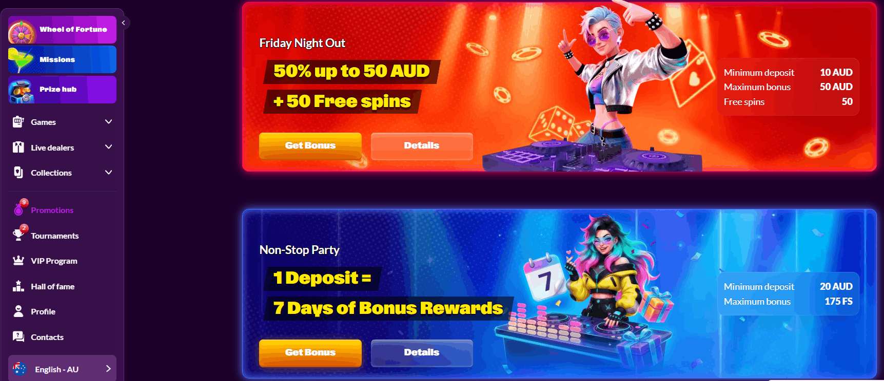 Slotrave Bonuses