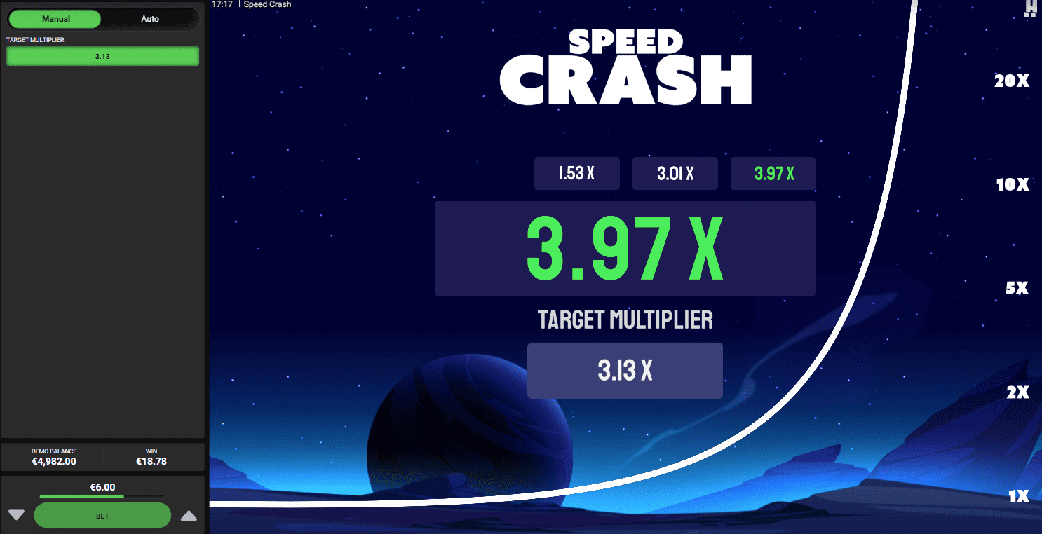 Speed Crash by Hacksaw Gaming