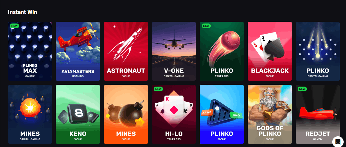 Lucky Vibe instant win games