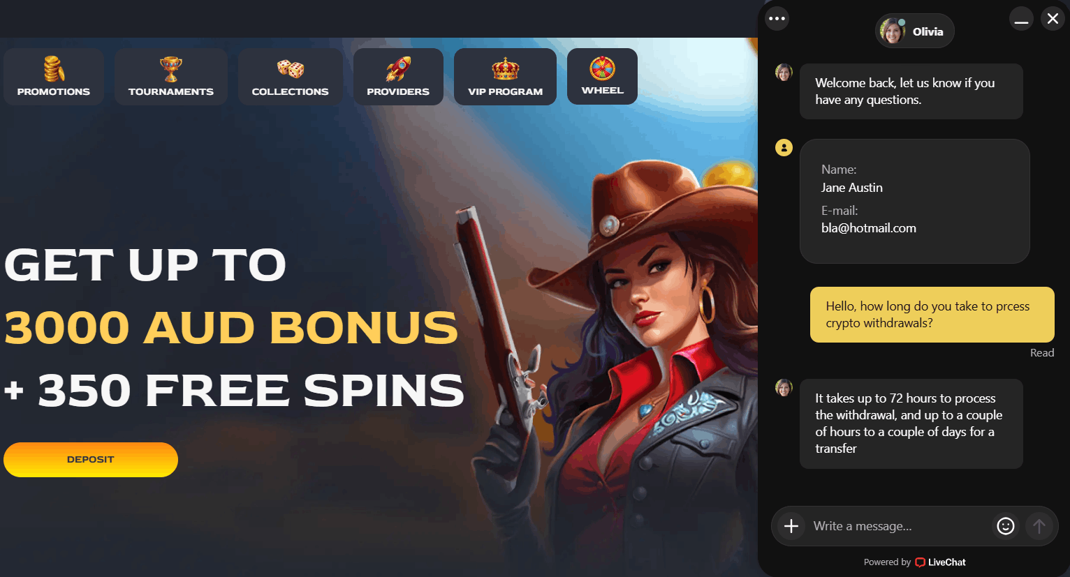Anubis casino customer support
