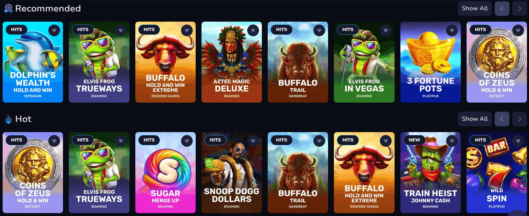 7Bit Casino casino games