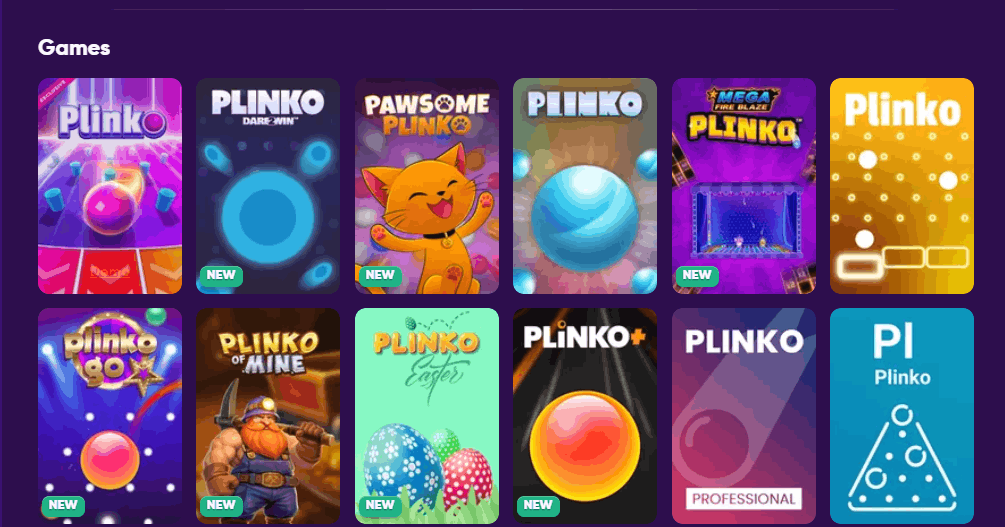 Kingmaker plinko games