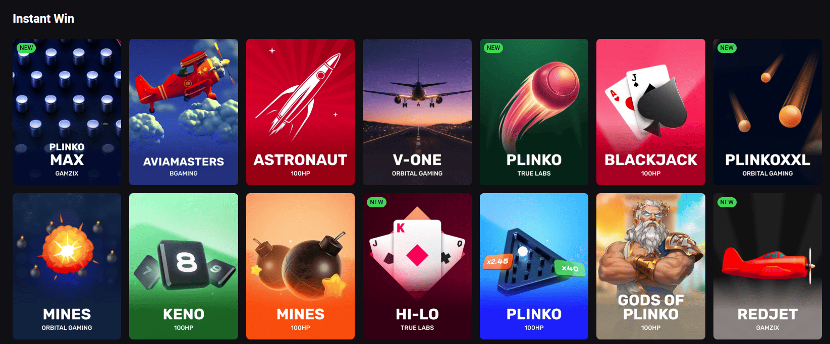 Lucky Vibe instant win games