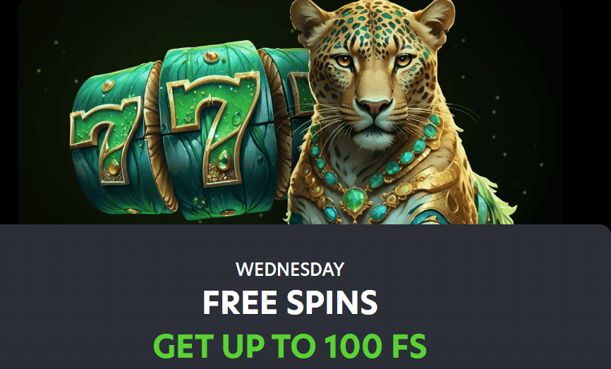 Neospin Casino Wednesday Free Spins up to 100 FS