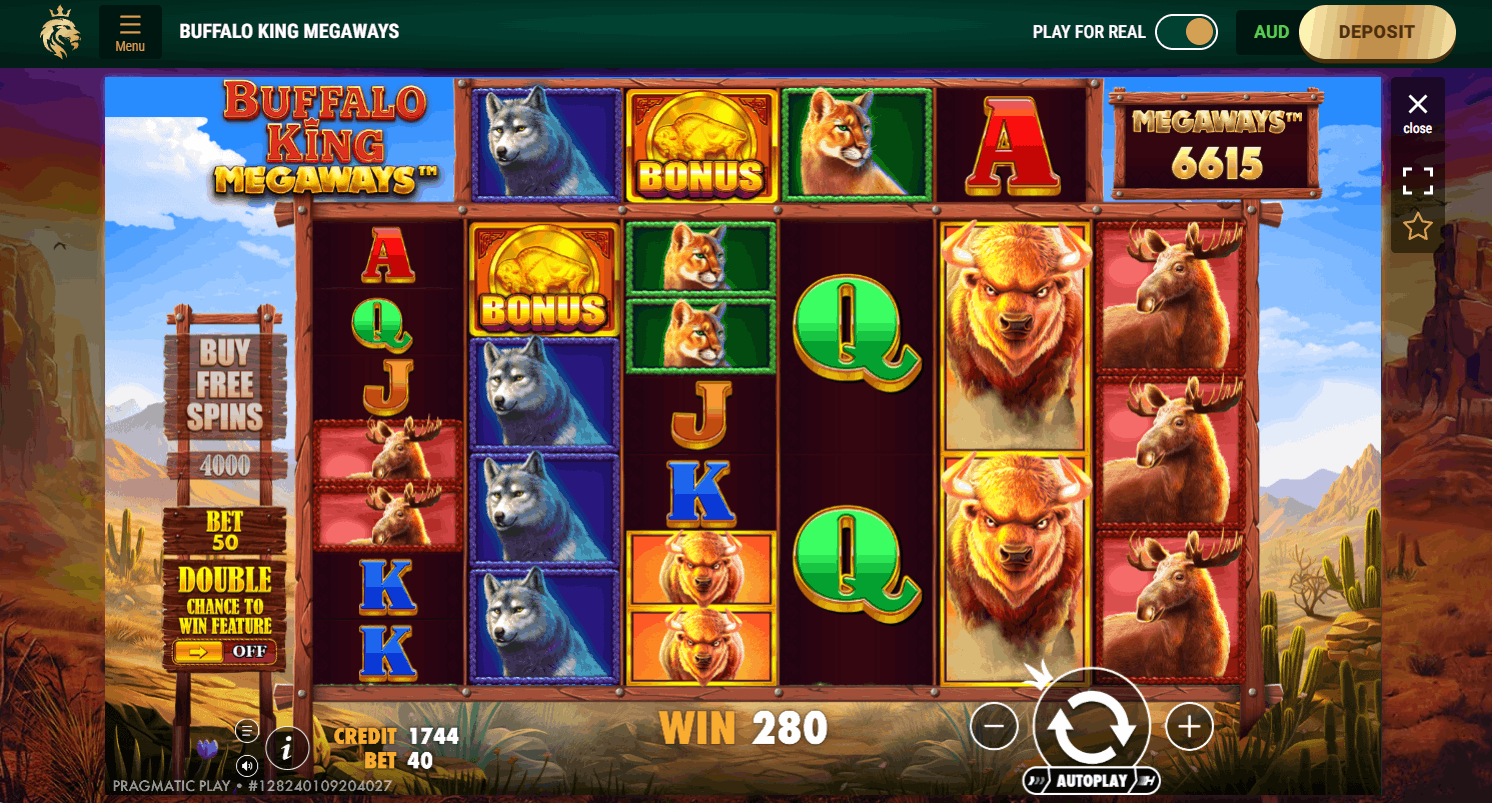 Buffalo King Megaways pokie