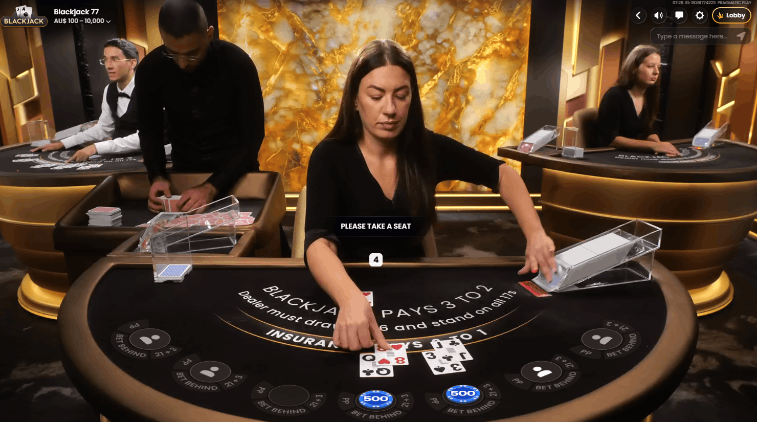 Blackjack 77 by Pragmatic Play