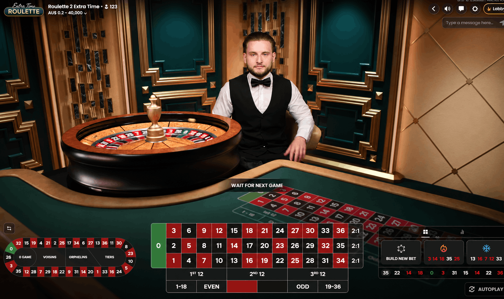 Roulette Extra Time by Pragmatic Play Live