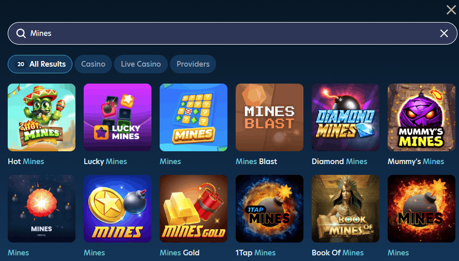 Lucky Dreams mines games