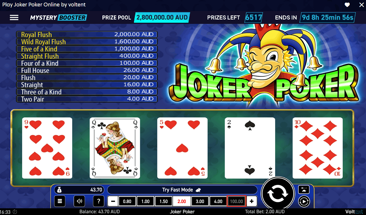 Joker Poker by Voltent