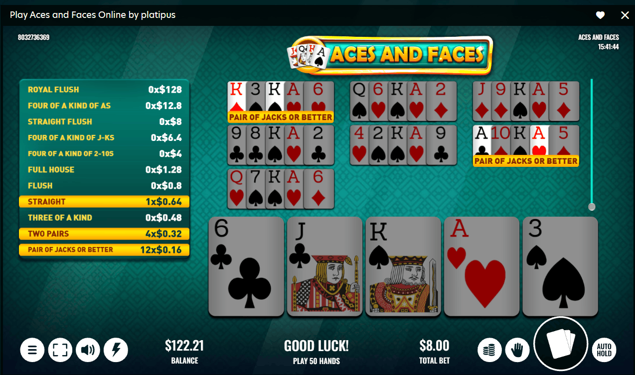 Aces and Faces by Platipus